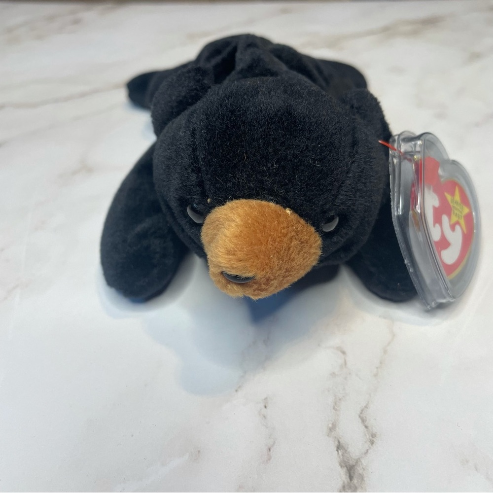 RARE Blackie TY Beanie Baby 1993 with tag errors
